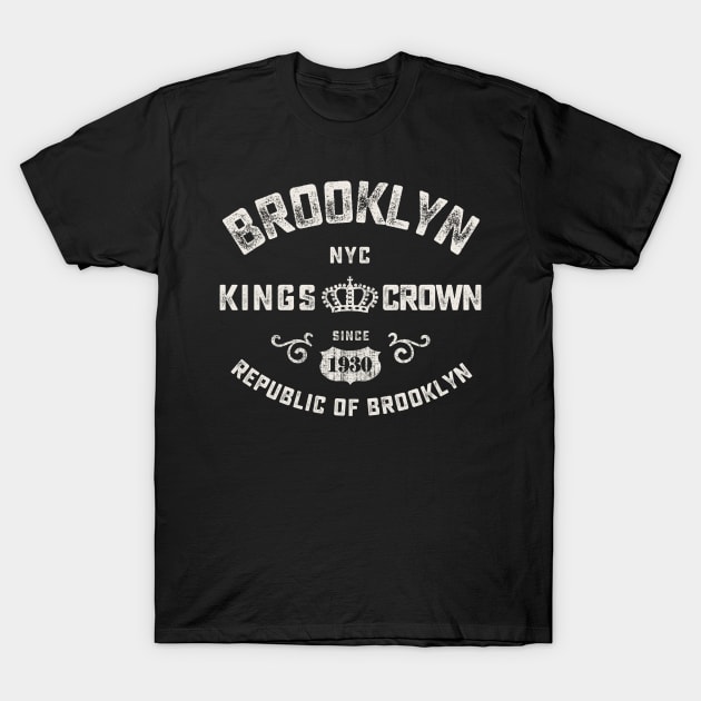 NYC Brooklyn T-Shirt by Designkix